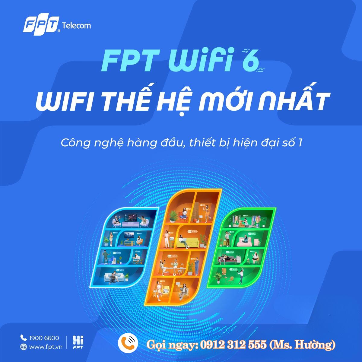 Nâng cấp FPT Wifi 6 tại Yên Bái